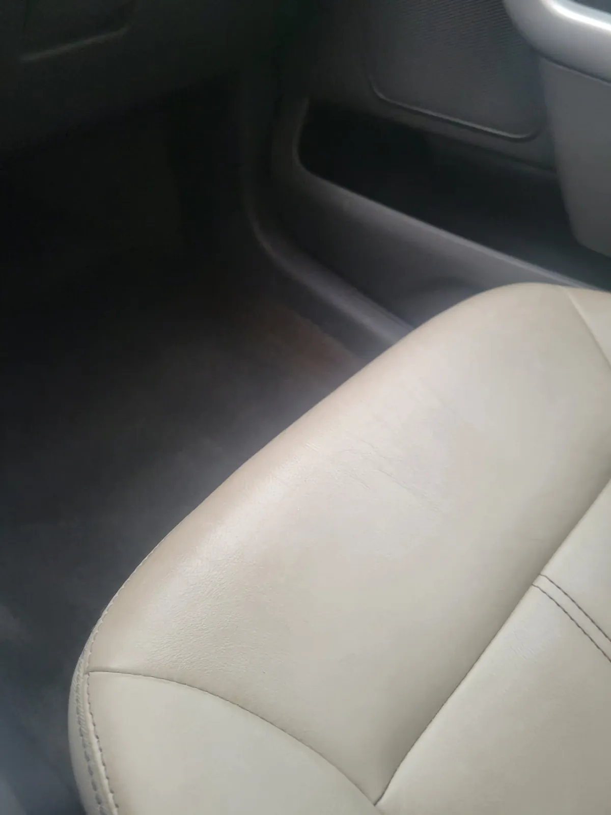 The same Ford Edge interior after a deep clean by our mobile detailer in Ajax