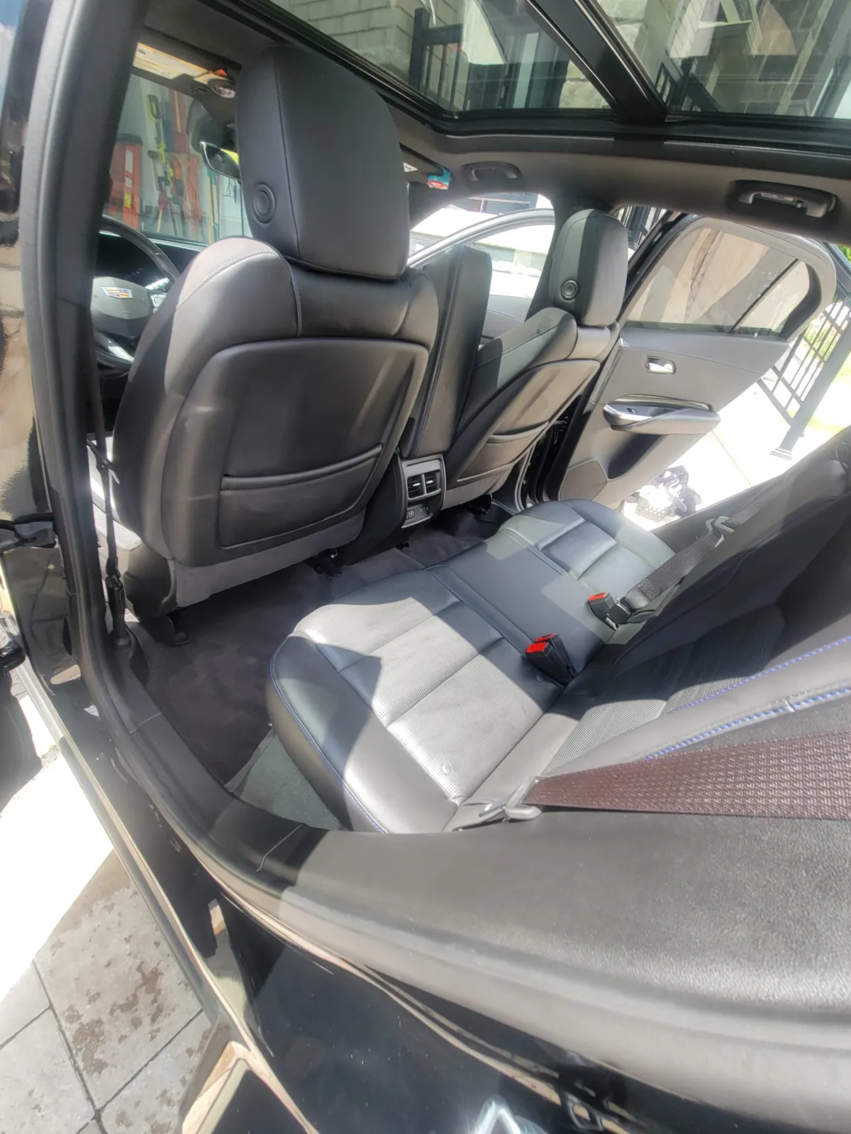 Rear seats and carpet deep cleaned. Exclsive Detailing, mobile detailing in Durham Region.